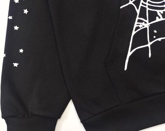 Sp5der OG Web Hoodie - Black - Etsy