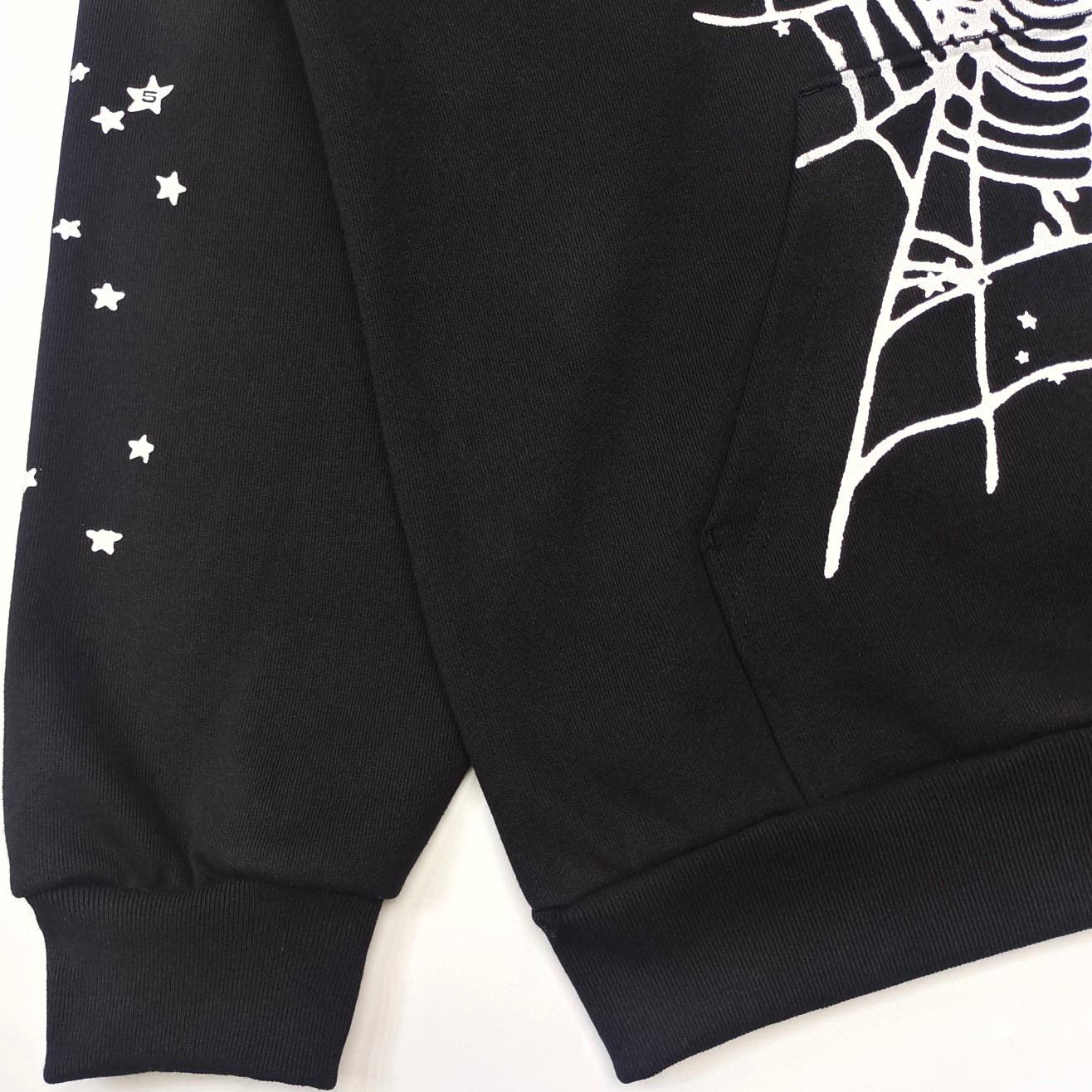★SPYDER★ SP5DER OG Web ブラック ロゴ フーディ パーカー Sp5der OG Rhinestone Logo Hoodie Black Men's - SS22 - US