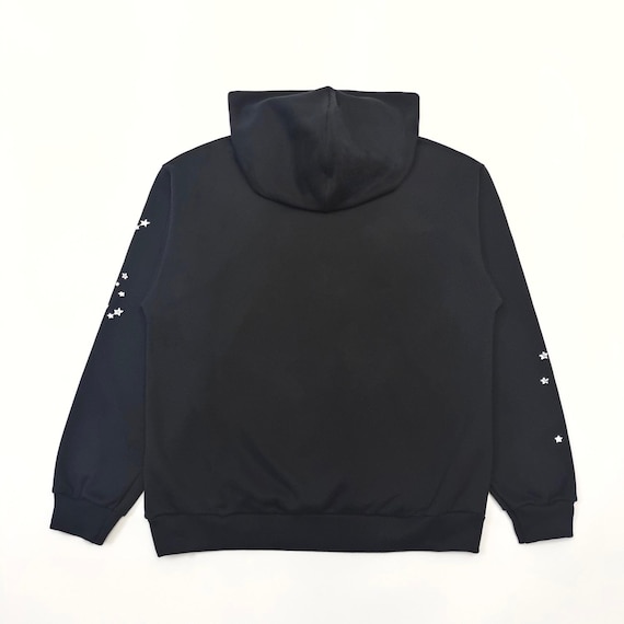 注目■SP5DER■大人気 BLACK STAR OG WEB V2 OUTLINE HOODIE Sp5der Star OG Web V2 Hoodie Purple Men's - FW24 - US