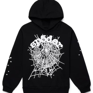 sp5der 黒パーカー値下げ中 SP5DER BLACK STAR OG WEB V2 OUTLINE HOODIE | Brand,S-Z