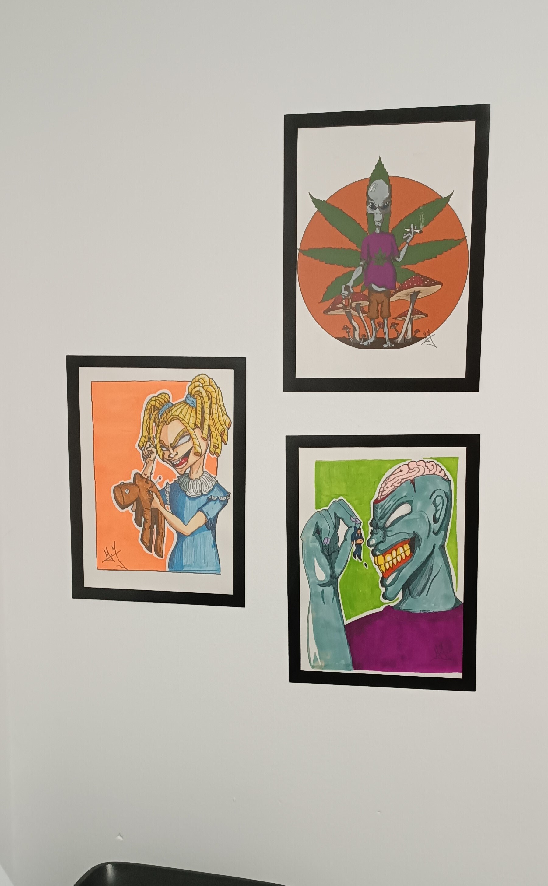 Stoner Alien Printable Digital File. - Etsy