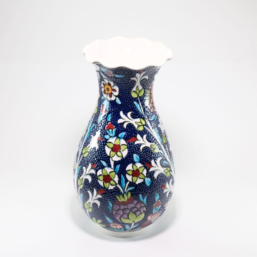 Handmade Turkish Pottery Vase: Rustic Ceramic Bouquet Vase - Etsy