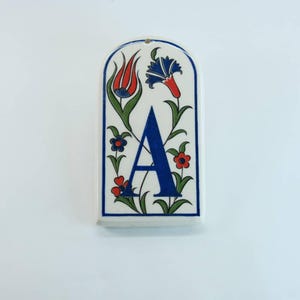 Ceramic Address Numbers, Ceramic House Numbers, Ceramic House Sign, Ceramic Tile, Sign Numbers, Realtor Gift, Door Numbers, Hotel number,