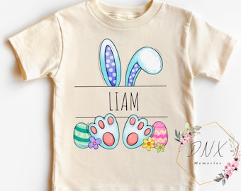 Personalized Easter Bunny Shirt: Custom Name Toddler Tee