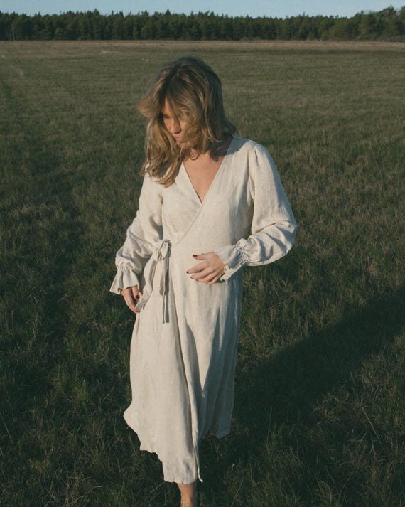 simple modern sewing wrap dress The Modern Sewing Co