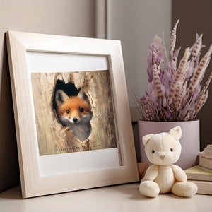 Set of 3 Woodland Forest Baby Animals Wall Art | Multiple Sizes ...