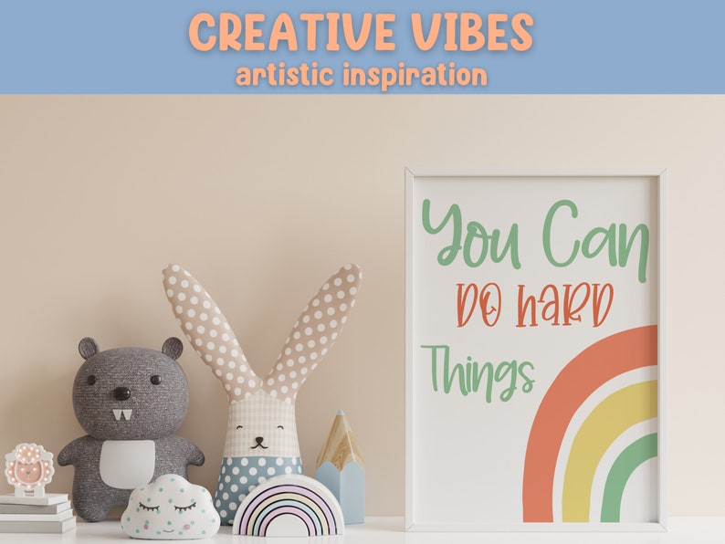 Set of 8 Boho Growth Mindset Posters | Kids Room Ideas | Classroom ...