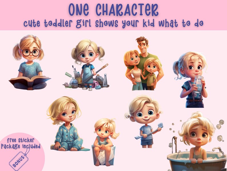 Bedtime Routine Chart Planning Toddler Routine Character - Etsy