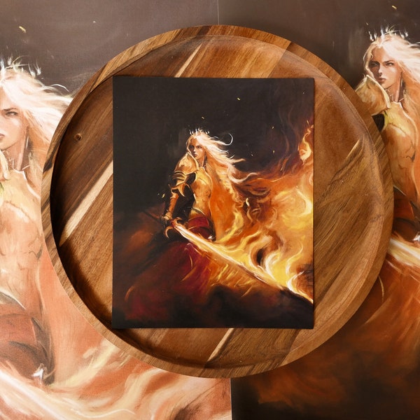 You Do Not Yield - Bookish Gifts - Officially Licensed Throne of Glass Artwork by Carrington Moore