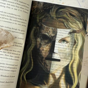 Hand Painted - Empire of Storms Page Overlays - Licensed Sarah J. Maas Fan Art - Bookish Artwork - Throne of Glass