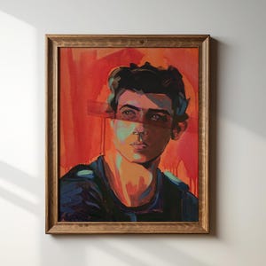 Hand Painted - Sam Cortland - Bookish Art - Officially Licensed Throne of Glass Artwork by Carrington Moore