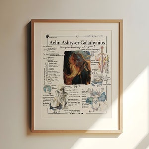 Aelin Galathynius Art Print - Officially Licensed Throne of Glass Fan Art - Bookish Art for Fantasy Lovers