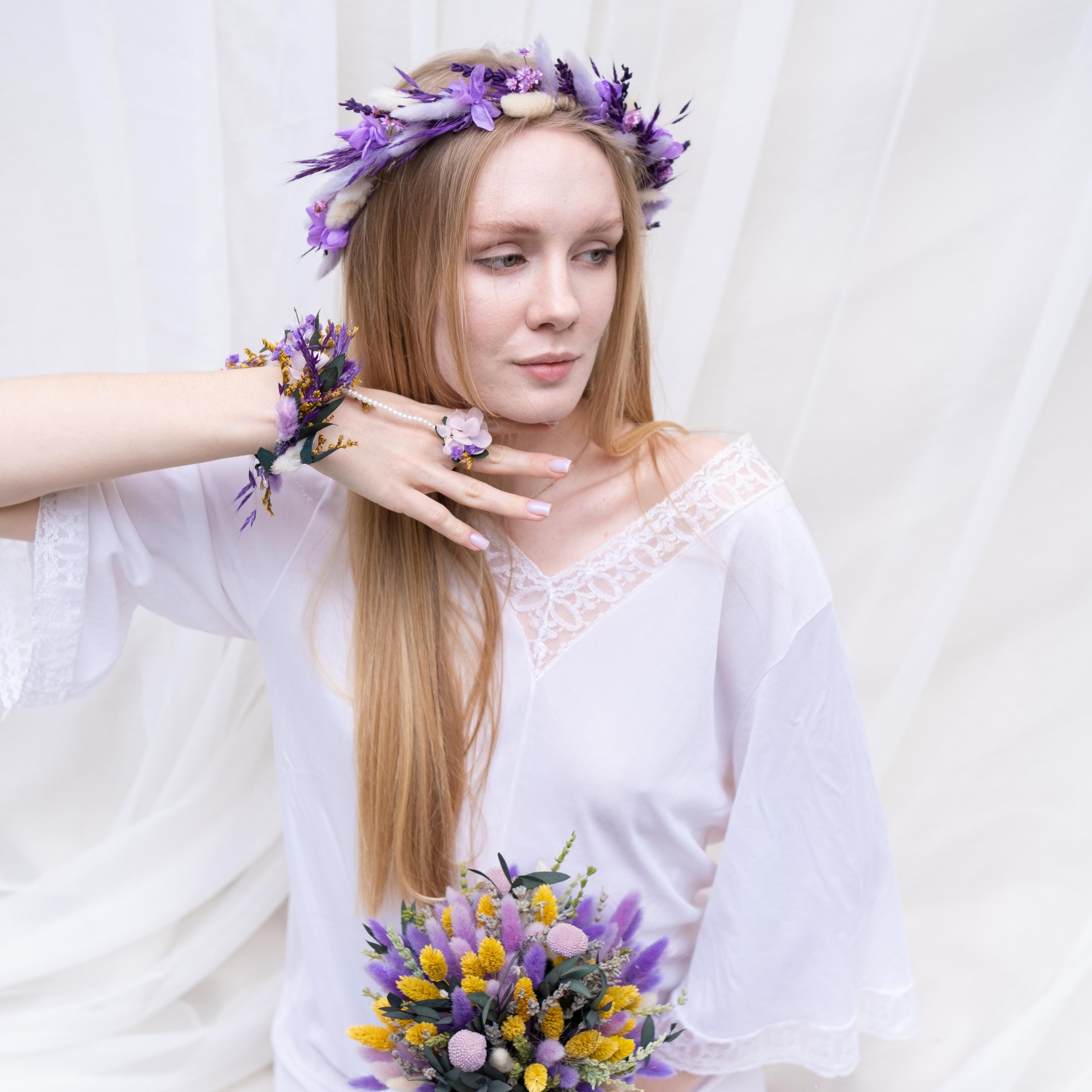 Purple Wedding Bouquet