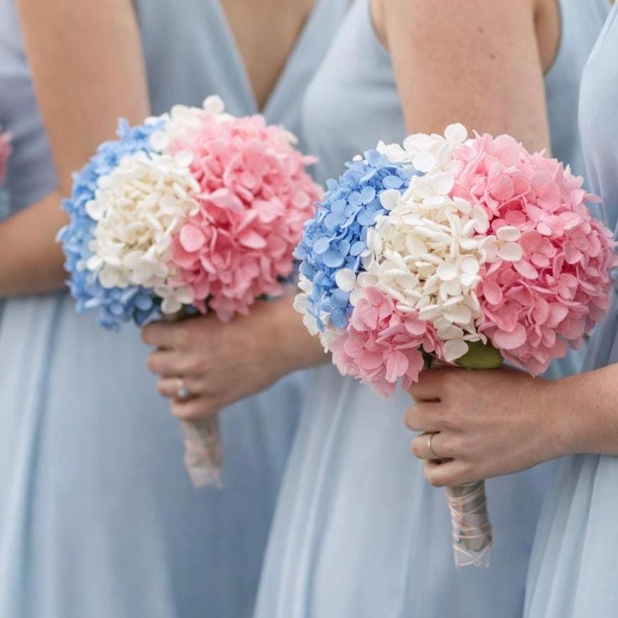 Hydrangea Bridesmaid Bouquet