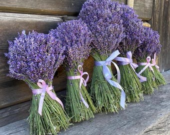 ラベンダーの束 – 結婚式の装飾、室内装飾、乾燥ラベンダーの花束