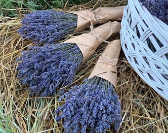 Lavendelbosjes – Bruiloftsdecoratie, Huisparfum, Boeket gedroogde lavendel