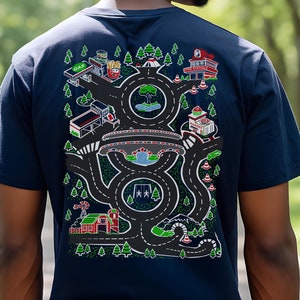 お父さんの車のトラックTシャツ、背中にプリント、お父さんの背中に車、面白い父の日ギフト、レーシングパパ、メカニックパパ、背中マッサージTシャツ