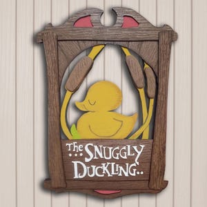 Snuggly Duckling Tavern Sign - Tangled Inspired Decor