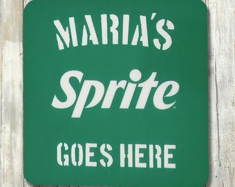 Personalized Soft Drink Coaster: Custom Hardboard Gift