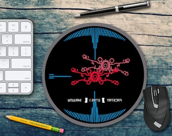 Tie-Fighter Targeting Computer Musmatta - Mousemat-x-wing fighter