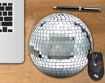 Mousepad Diskokugel: Lustige Schreibtischdeko