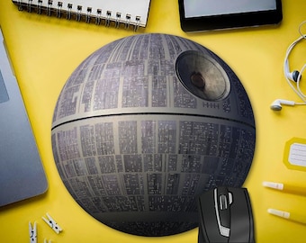 Death Star Mouse Pad - Star Wars Desk Accessory - Etsy