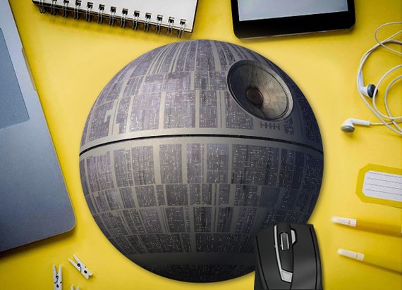 Death Star Mouse Pad - Star Wars Desk Accessory - Etsy