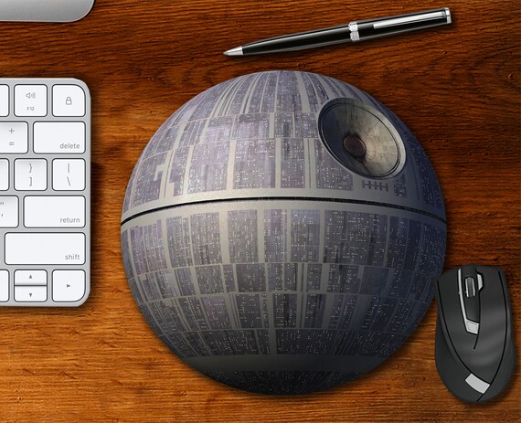 Death Star Mouse Pad - Star Wars Desk Accessory - Etsy