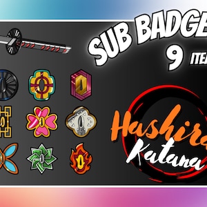 Sub Badges HASHIRA KATANA DEMON