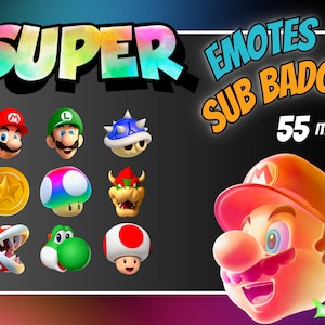 SUPER PACK Emotes & Sub Badges