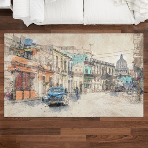 Alfombra con vista a la arquitectura urbana, alfombra con paisaje urbano, alfombra con arquitectura, alfombra con paisaje urbano, alfombras de oficina, alfombra decorativa para el hogar, alfombra grande, alfombra de cocina,