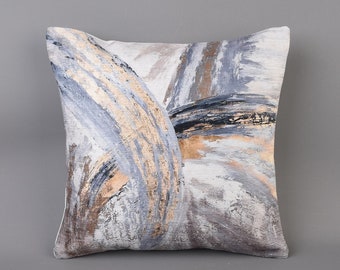Pillow Cover, Decorative Pillows, Cushion Case, Marble Pillow, Gold Pillow, Silver Pillow, Indoor Pillow,  Couch Case, Pillow Cases,