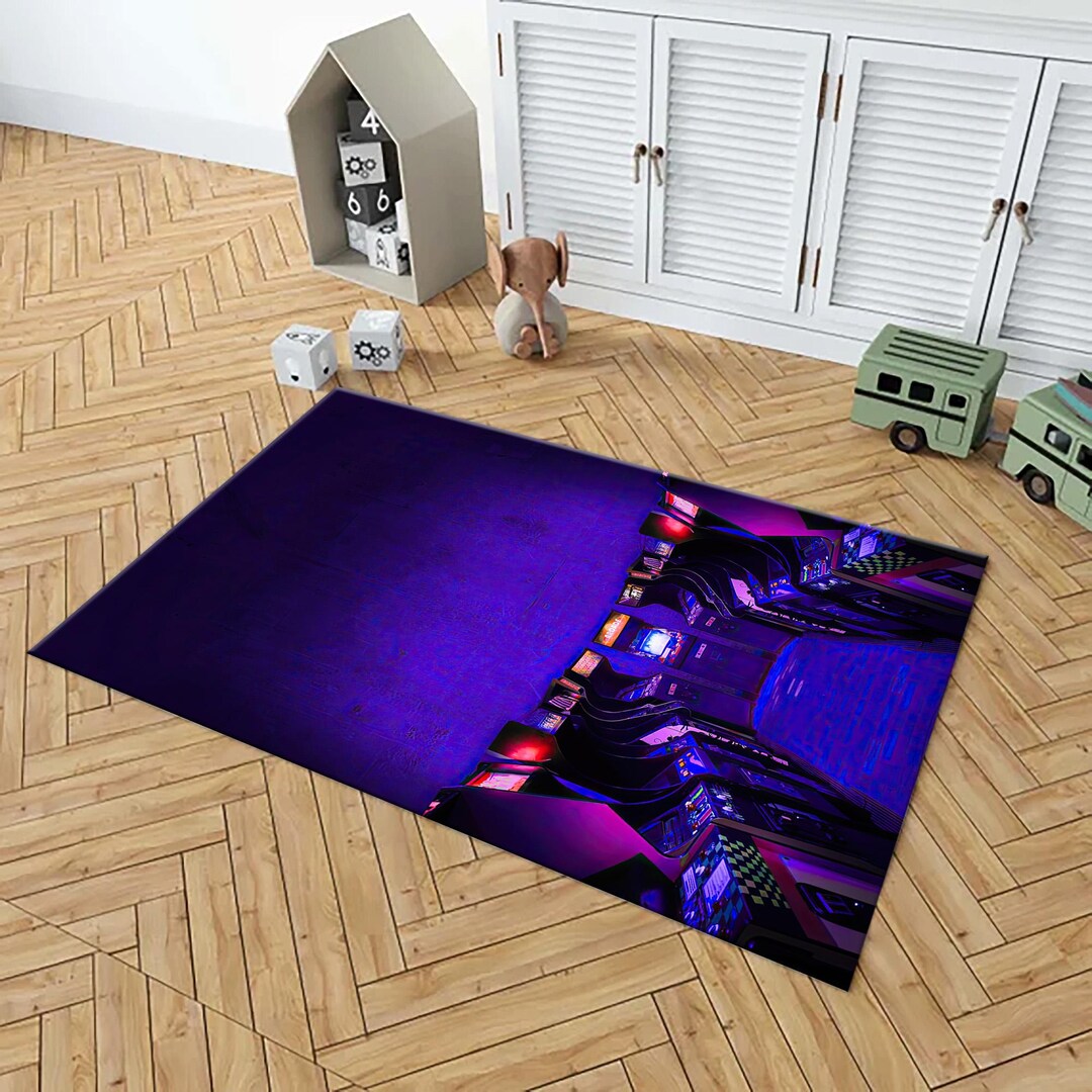Gamecube Rug Gamer Room Decor Rug, Arcade Machines Rugs, Arcade Cabinet Rugs, Famous ...