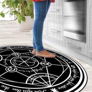 FMA Transmutation Rugs, Full Metal Transmutation Rugs, FMA Rugs, Modern Rugs, Entry Rug, Living Room Rug, Easy To Clean Rug, Salon Rug, image 7
