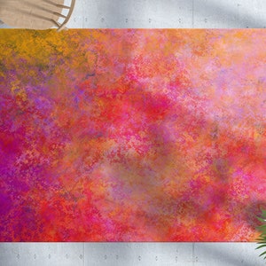 Colorful Abstract Rugs, Contemporary Rugs, Colorful Rug, Modern Rug, Gift For The Home, Door Mat, Personalized Rug, Step Rug, Decorative Rug
