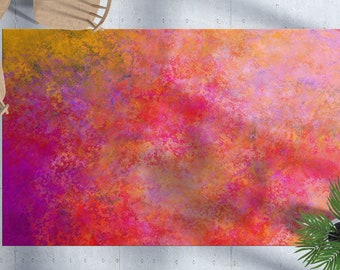 Colorful Abstract Rugs, Contemporary Rugs, Colorful Rug, Modern Rug, Gift For The Home, Door Mat, Personalized Rug, Step Rug, Decorative Rug