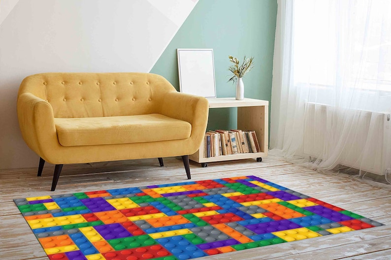 Colorful Building Blocks Rugs, Building Blocks Rug, Trendy Rugs ...