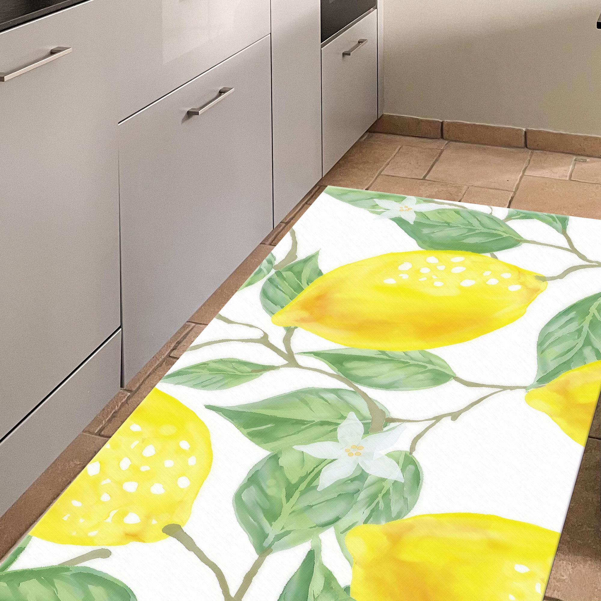 Simple Lemon Rug Lemon Rugs, Minimal Rug, Kitchen Rugs, Modern Rugs, Classic Rug, Area ...