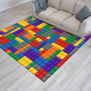 Colorful Building Blocks Rugs, Building Blocks Rug, Trendy Rugs ...
