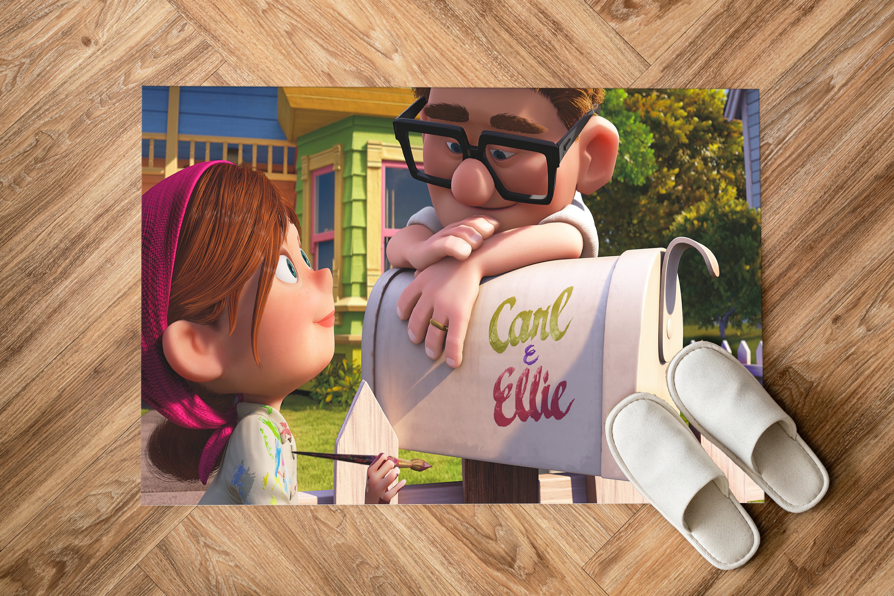 Carl and Ellie Rug, Movie up Rug, up Rugs, Modern Rug, Personalized ...