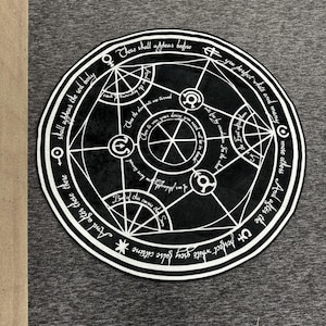 FMA Transmutation Rugs, Full Metal Transmutation Rugs, FMA Rugs, Modern Rugs, Entry Rug, Living Room Rug, Easy To Clean Rug, Salon Rug, image 3
