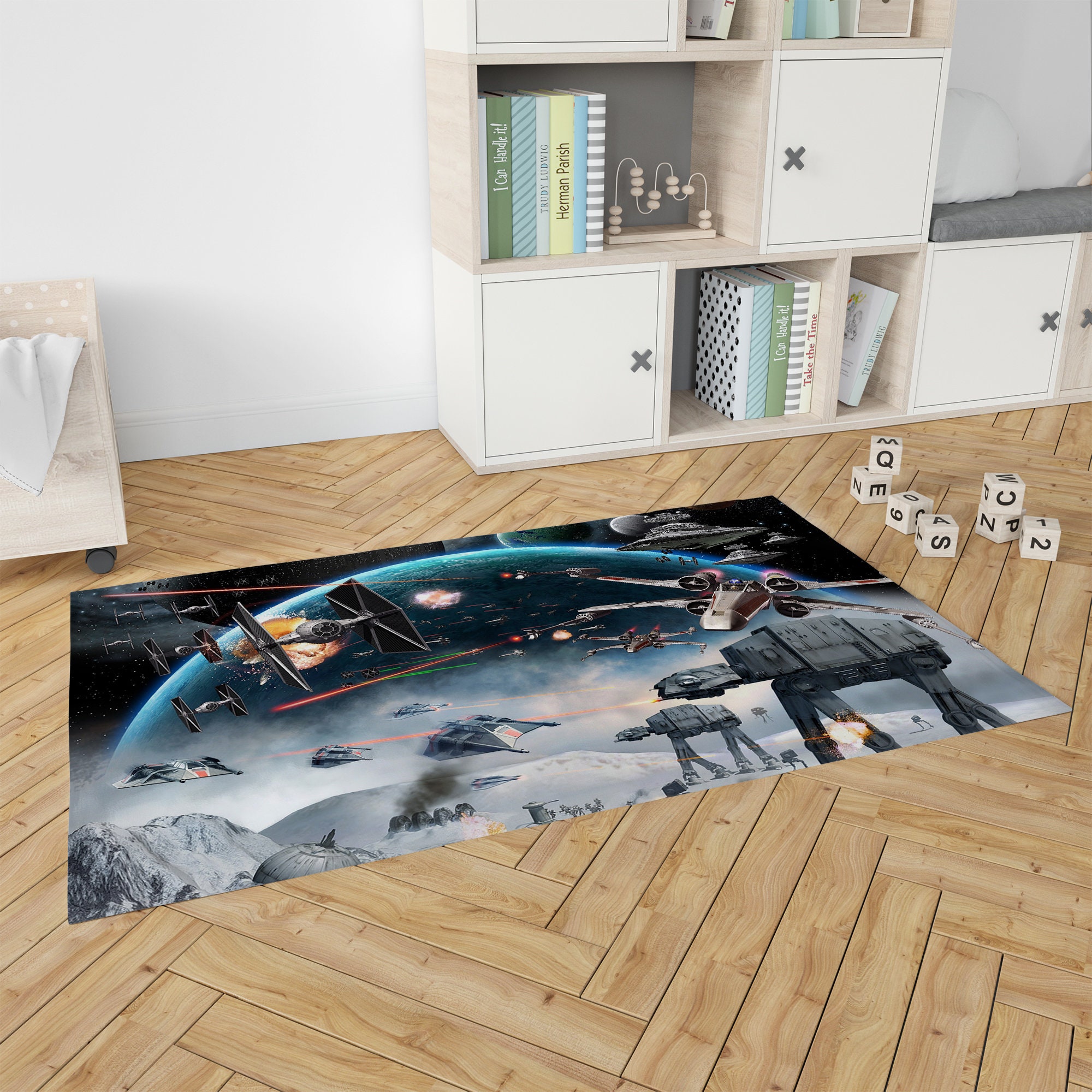 Stargate Rug Star Wars Space Battle Rug, Movie Rug, Abstract Space Rug, Modern Rug ...