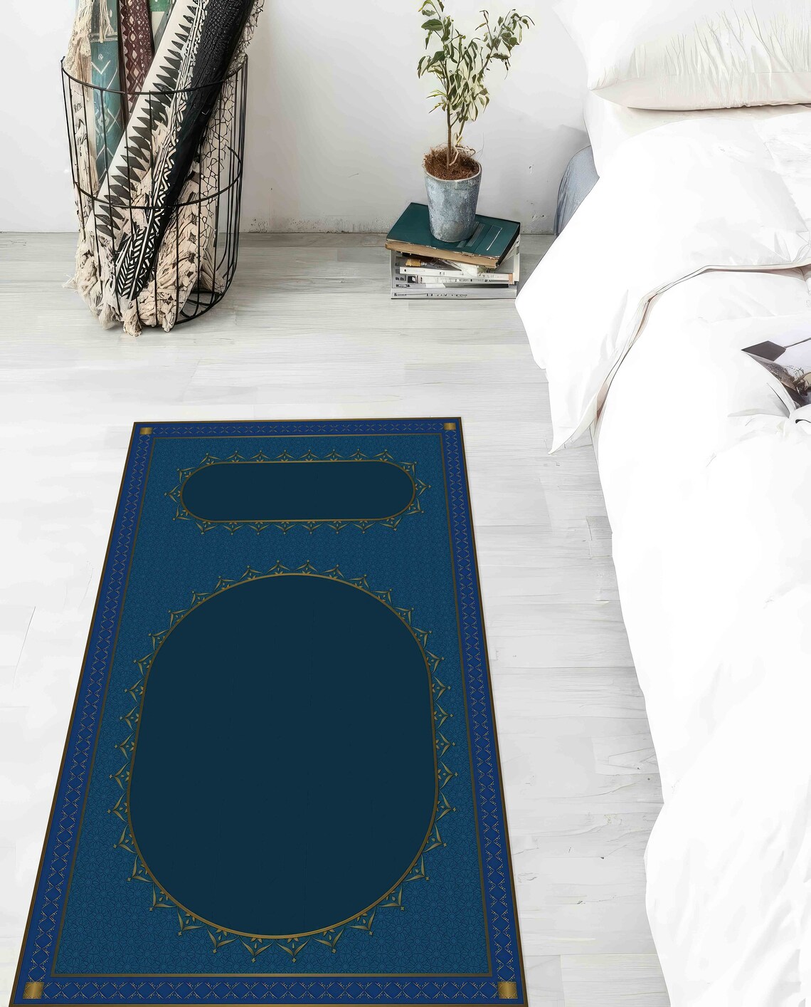 Musim Rugs Blue Prayer Rugs, Elegant Design Rugs, Blue Prayer, Modern Rugs, Custom ...