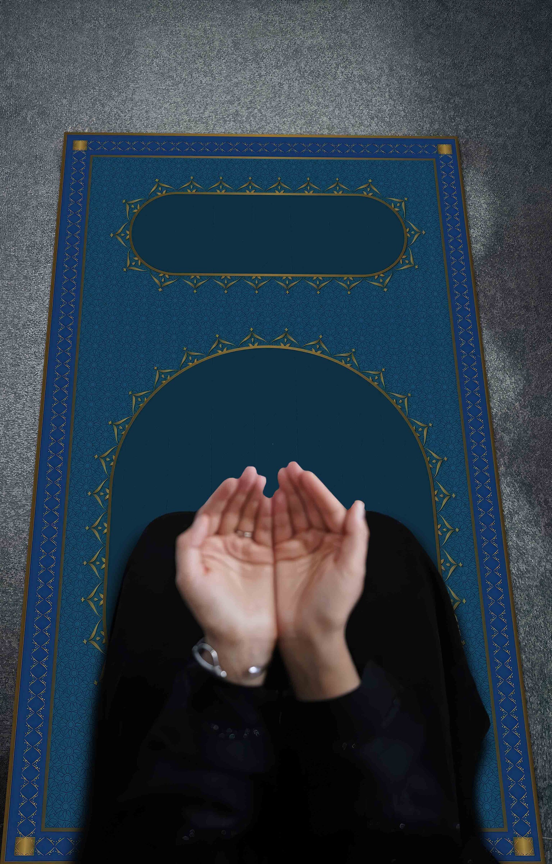 Musim Rugs Blue Prayer Rugs, Elegant Design Rugs, Blue Prayer, Modern Rugs, Custom ...
