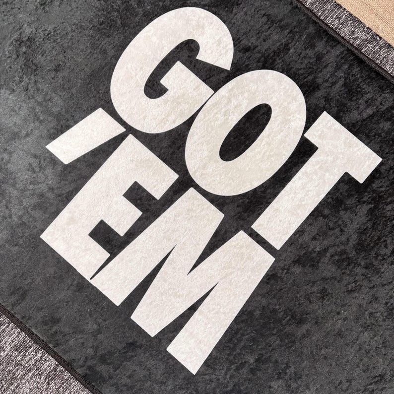 Got Em Rug, Black And White Rugs, Black Rugs, Modern Rug, Gift For The Home, 3D Printed Rug, Custom Rug, Soft Rug, Door Mat, Runner Rug, image 6