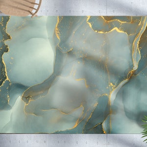 Green Marble Rug, Gold Marble Rugs, Modern Marble Rugs, Marble Rugs, Bridesmaid Gift, Corridor Rug, Gift Rug, Car Mat, Personalized Gifts,