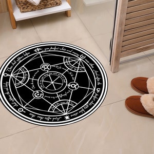 FMA Transmutation Rugs, Full Metal Transmutation Rugs, FMA Rugs, Modern Rugs, Entry Rug, Living Room Rug, Easy To Clean Rug, Salon Rug, image 14