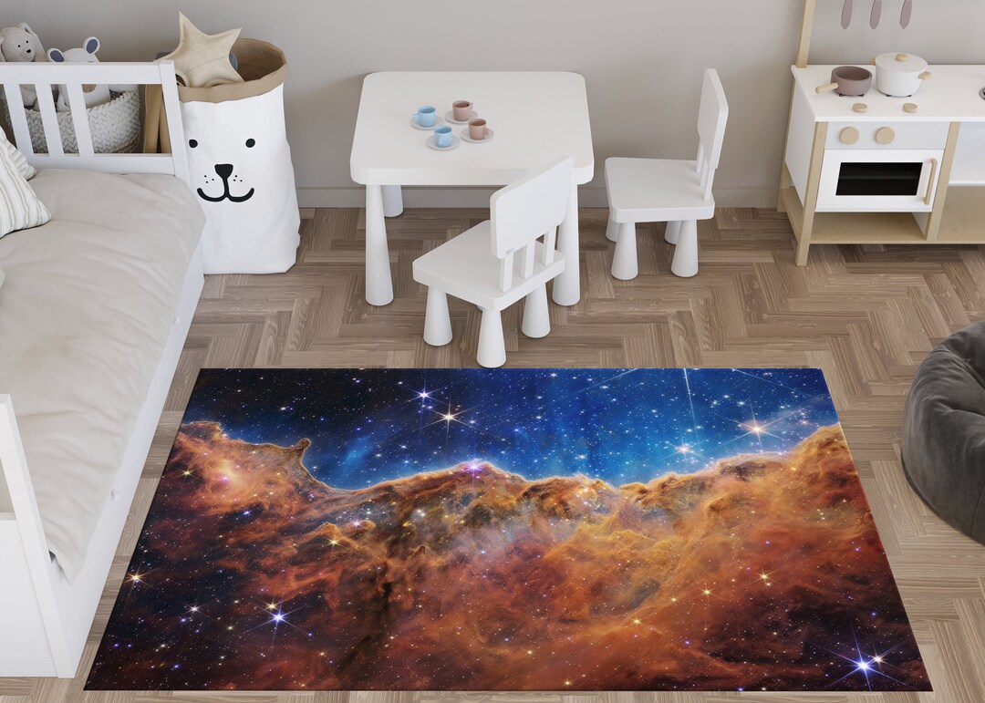 Science Center Rectangle Rug James Webb Space Telescope First Image Rug, Space Rugs, NASA Rugs ...