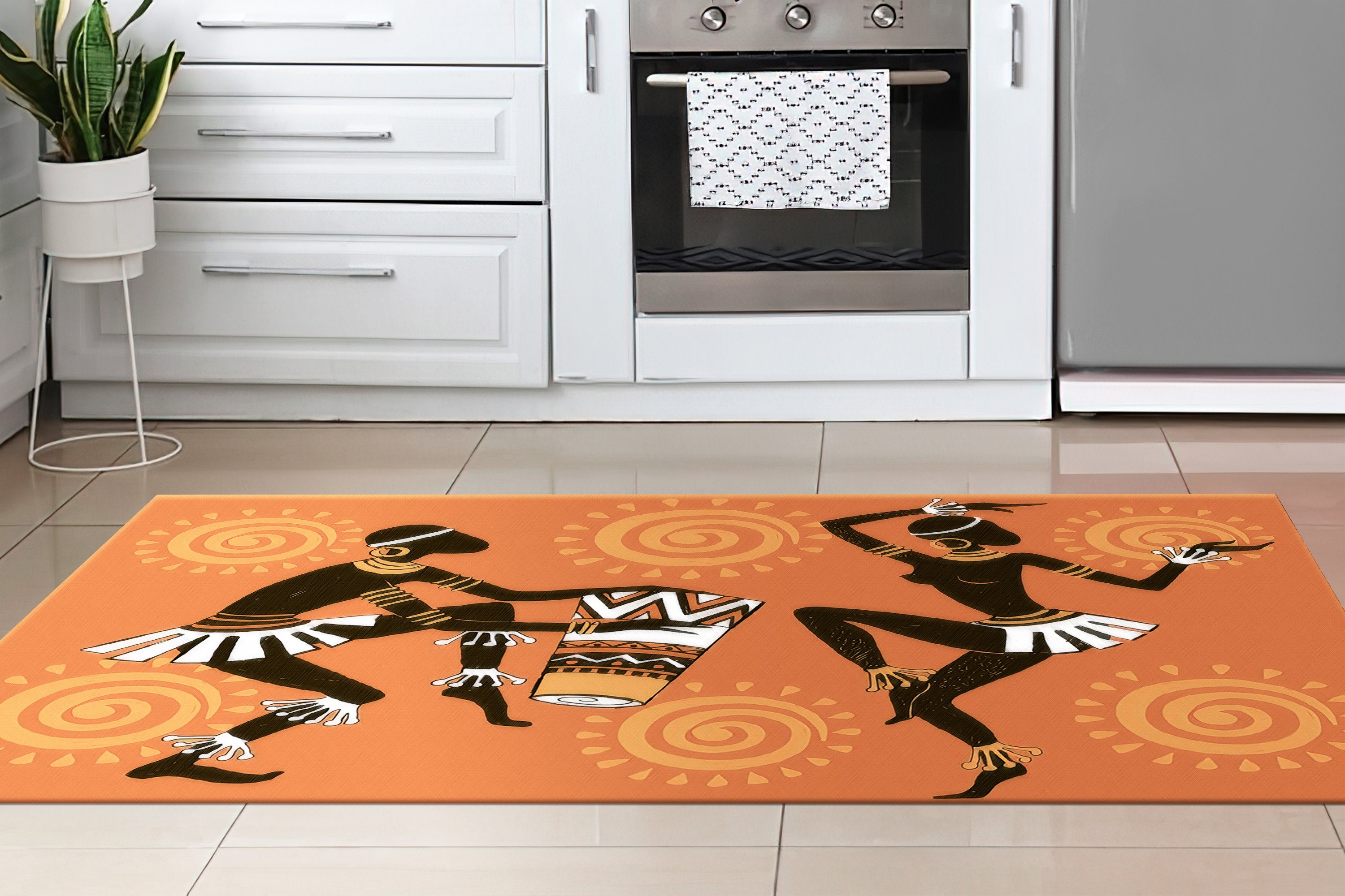 African Woman Rugs, African Couple Rugs, African Dancers Rug, Ethnic ...