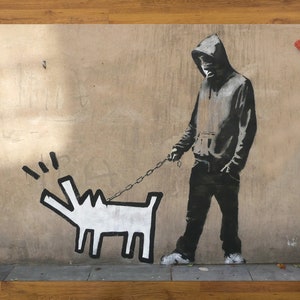 Banksy Barking Dog Rug, Banksy Dog Rugs, Barking Dog Rug, Banksy Rug, Thick Rug, Home Decor Rug, Corridor Rug, Step Rug, Anti-Slip Carpet,